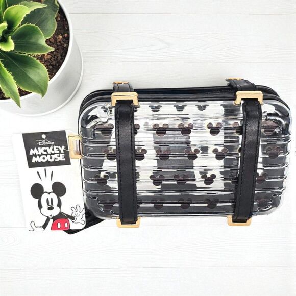 Disney Mickey Mouse Transparent Acrylic Crossbody Bag - Picture 1 of 16